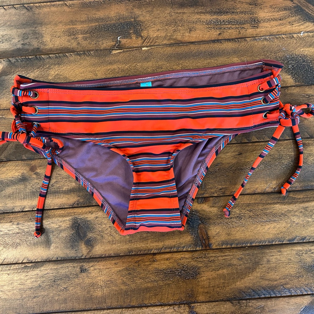 Beachcandy Halle Lace Up Bikini Bottom!